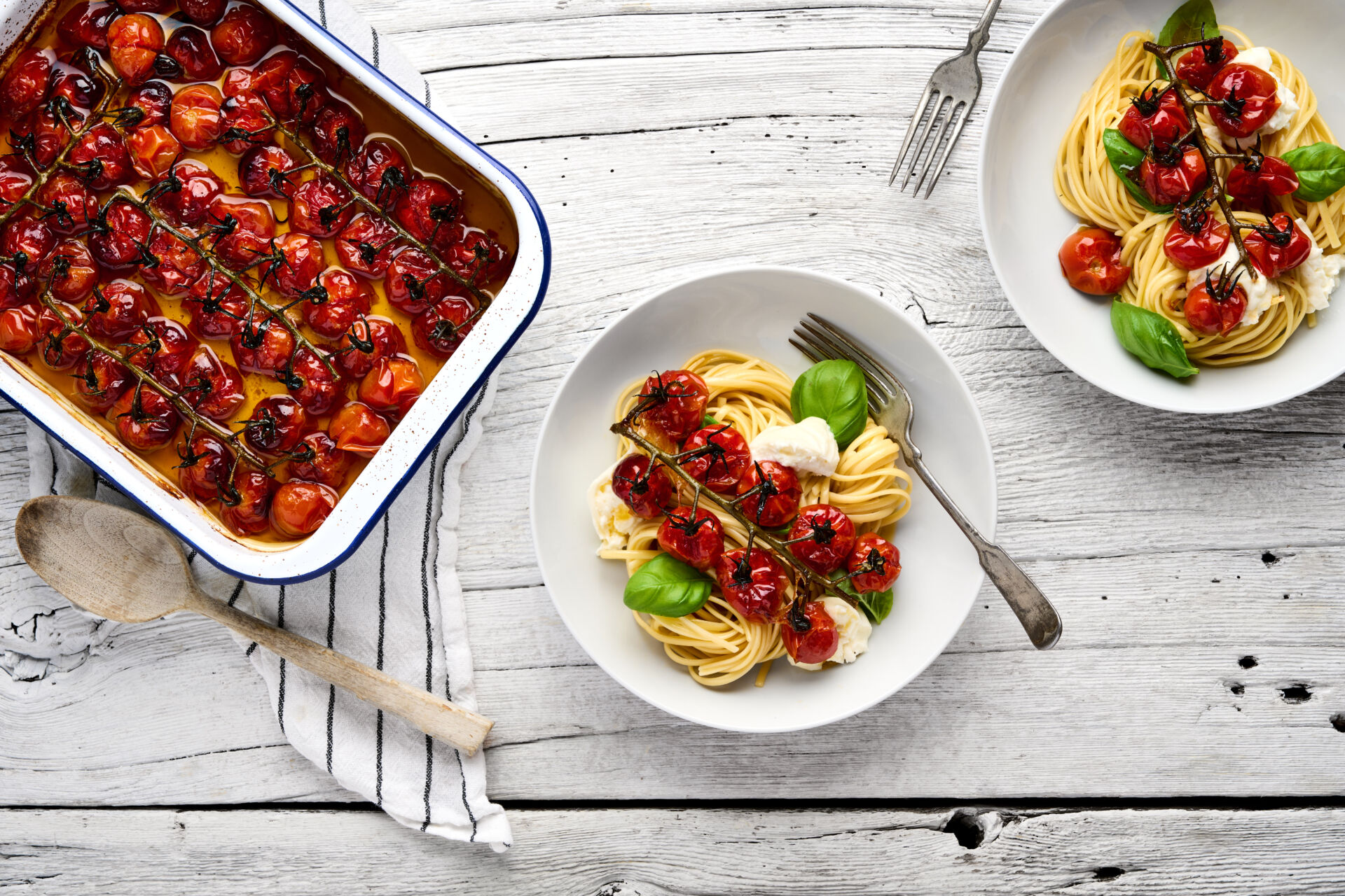 Linguine aux tomates Cerizo confites