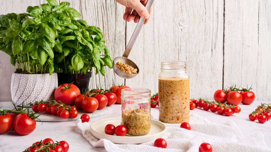 Pesto tomates-basilic maison