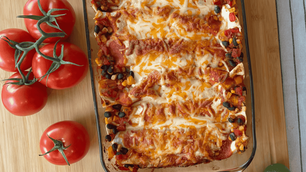 Black Bean & SAVOURA Tomato Enchiladas