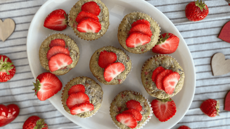 Muffins moelleux aux fraises