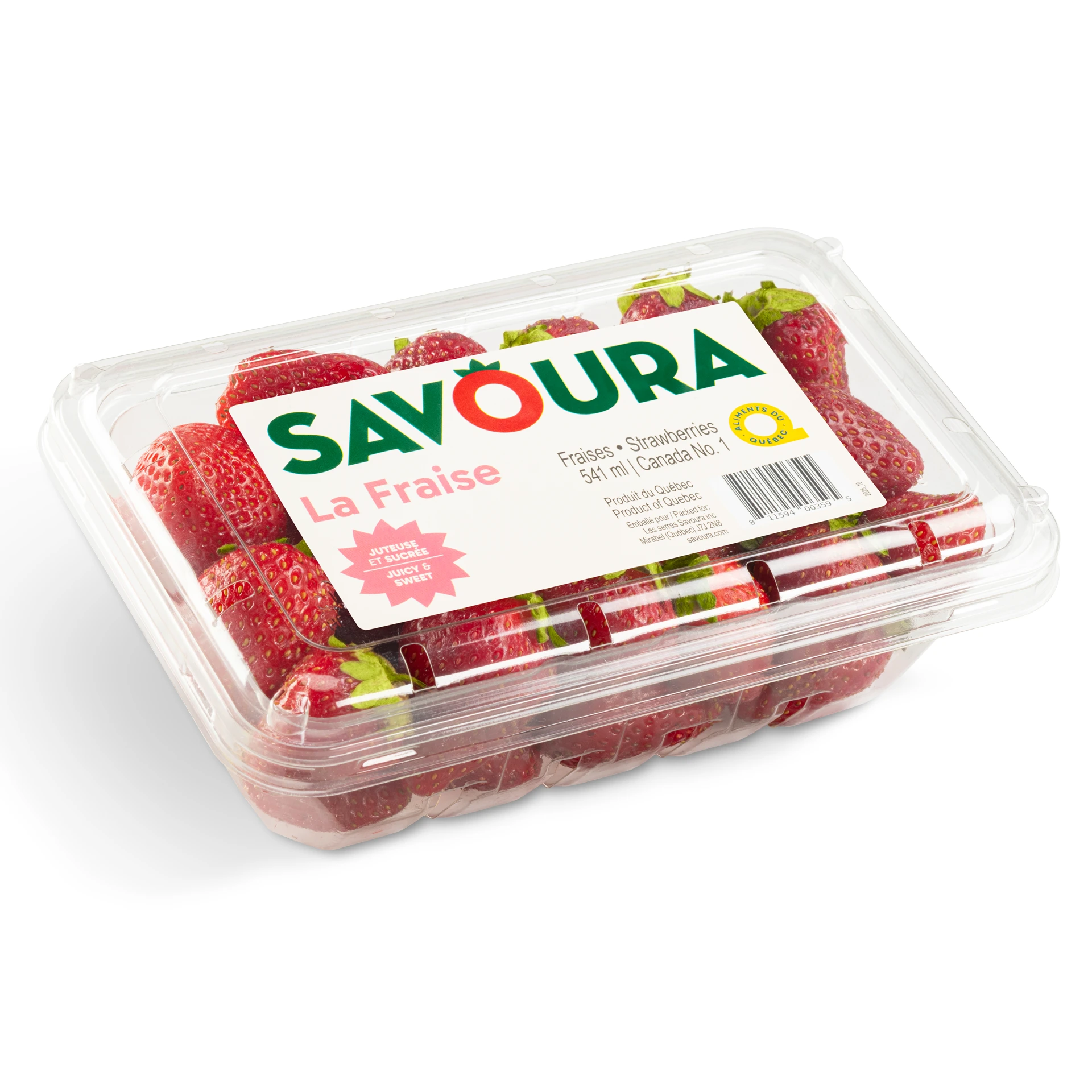 Fraises en barquette - Savoura