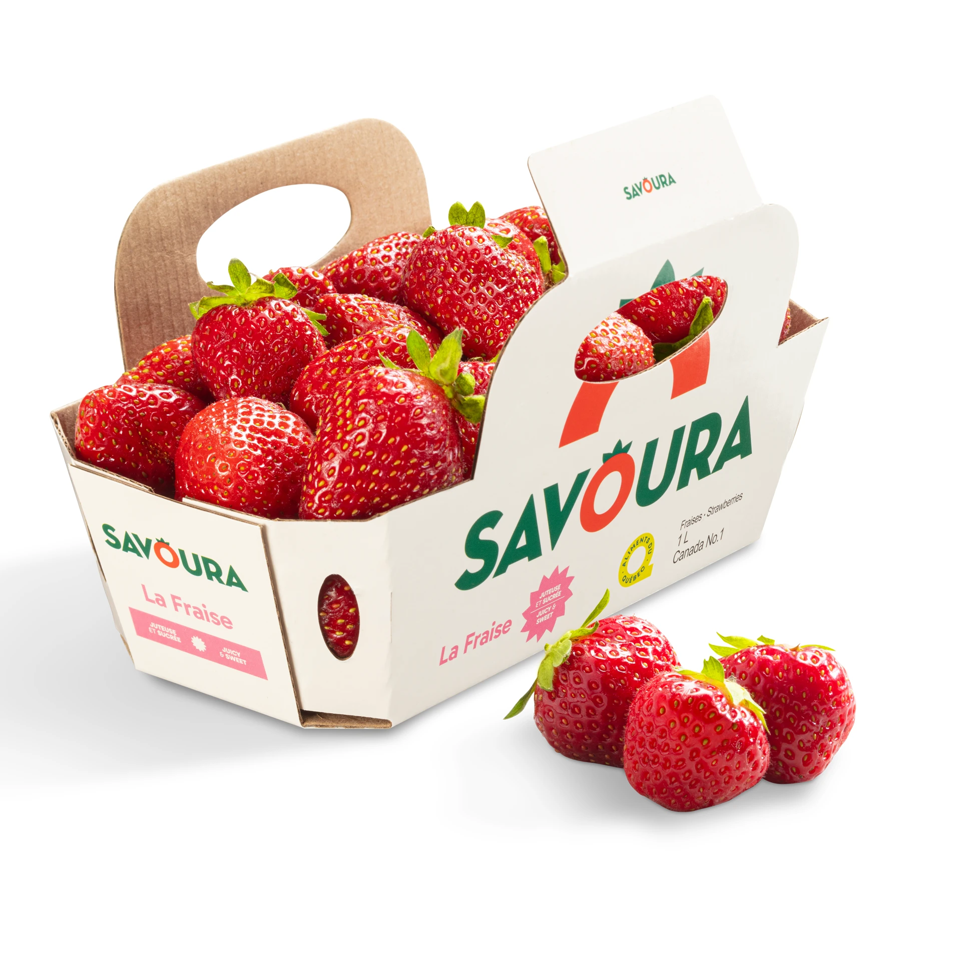 Fraises en panier - Savoura